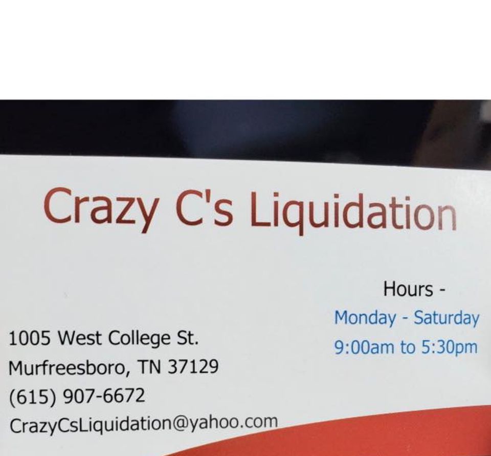 Crazy C's Liquidation