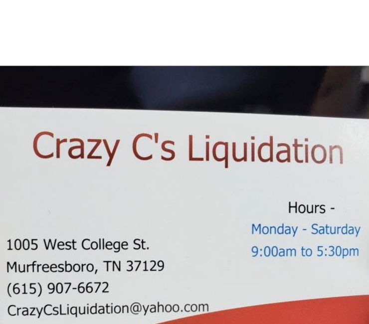 Crazy C's Liquidation