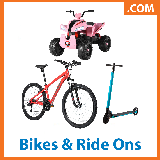 4 Pallet Spaces of Bikes & Ride Ons