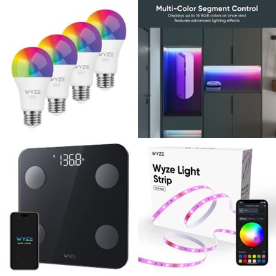 1 Parcel Box - 88 Pcs - Smart, Home Automation, Lighting & Light Fixtures - Mixed Conditions - Wyze