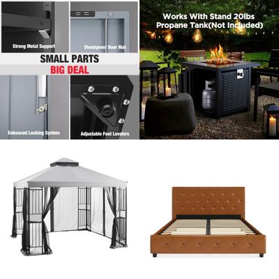 1 Pallet - 18 Pcs - Storage & Organization, Patio - Untested Customer Returns - Walmart