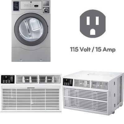 1 Pallet - 7 Pcs - Air Conditioners - Damaged / Missing Parts / Tested NOT WORKING - LG, WHIRLPOOL, Keystone, Crossover