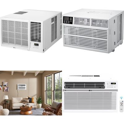 1 Pallet - 9 Pcs - Air Conditioners - Damaged / Missing Parts / Tested NOT WORKING - LG, Panasonic, Frigidaire, WHIRLPOOL