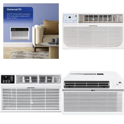1 Pallet - 9 Pcs - Air Conditioners - Damaged / Missing Parts / Tested NOT WORKING - Keystone, LG, Friedrich, WHIRLPOOL