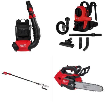 1 Pallet - 20 Pcs - Leaf Blowers & Vaccums, Hand Tools, Hedge Clippers & Chainsaws - Visually inspected, Good/Functional