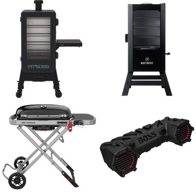 1 Pallet - 8 Pcs - Grills & Outdoor Cooking - Moultrie, Masterbuilt, Weber-Stephen Products LLC, Eagle Claw - Outdoor Retailer