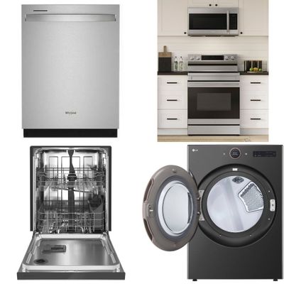 1 Pallet - 4 Pcs - Dishwashers - Untested Customer Returns - Samsung, LG, WHIRLPOOL, Maytag
