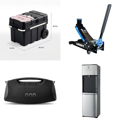 1 Pallet - 118 Pcs - Home Security & Safety, CD Players, Turntables, Power Tools, Audio Headsets - Mixed Conditions