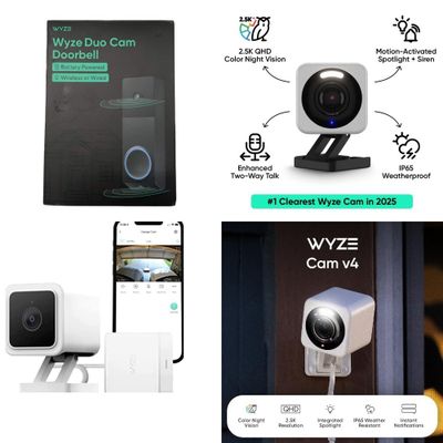 1 Parcel Box - 15 Pcs - Security & Surveillance - Mixed Conditions - Wyze