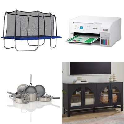 1 Pallet - 51 Pcs - TV Stands, Wall Mounts & Entertainment Centers, Heaters, Kitchen & Dining, Monitors - Mixed Condition - Walmart