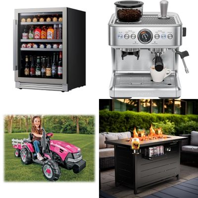 1 Pallet - 9 Pcs - Vehicles, Vacuums, Bar Refrigerators & Water Coolers - Untested Customer Returns - Walmart