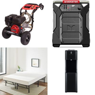 1 Pallet - 18 Pcs - Vacuums, Speakers, Pressure Washers, Bedroom-Mixed Condition - General Merchandise