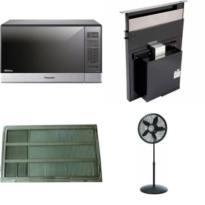 1 Pallet - 25 Pcs - Fans, Kitchen & Dining, Ovens / Ranges - Untested Customer Returns - Panasonic, Lasko, LG Electronics, Inc., Broan