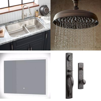 1 Pallet - 32 Pcs - Hardware, Security & Surveillance, Kitchen & Bath Fixtures, Camping & Hiking - DEFECTIVE/AS-IS RETURNS