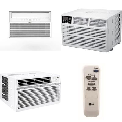 1 Pallet - 8 Pcs - Air Conditioners - Damaged / Missing Parts / Tested NOT WORKING - LG, WHIRLPOOL, TCL