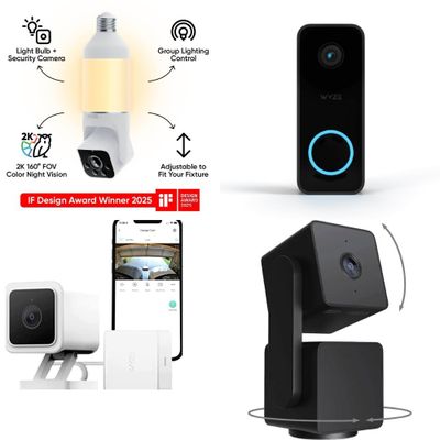 1 Parcel Box - 12 Pcs - Security & Surveillance - Mixed Conditions - Wyze
