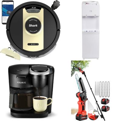 1 Pallet - 27 Pcs - Speakers, Vacuums, Hedge Clippers & Chainsaws, Powered-Mixed Condition - General Merchandise