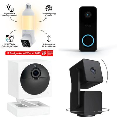 1 Parcel Box - 106 Pcs - Security & Surveillance, Hardware - Mixed Conditions - Wyze