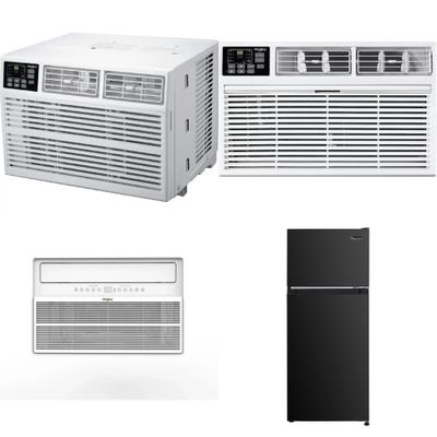 1 Pallet - 8 Pcs - Air Conditioners - Damaged / Missing Parts / Tested NOT WORKING - WHIRLPOOL, HISENSE, MAGIC CHEF, Lasko
