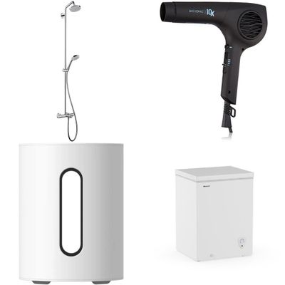 1 Pallet - 21 Pcs - Security & Surveillance, Hair Care, Kitchen & Dining, Powered - NOT WORKING