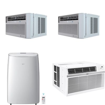 1 Pallet - 9 Pcs - Air Conditioners - Damaged / Missing Parts / Tested NOT WORKING - LG, Friedrich, TCL, Keystone