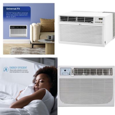 1 Pallet - 8 Pcs - Air Conditioners - Damaged / Missing Parts / Tested NOT WORKING - Keystone, Friedrich, LG