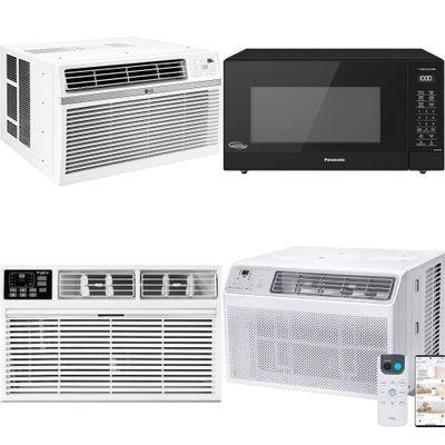 1 Pallet - 8 Pcs - Air Conditioners - Damaged / Missing Parts / Tested NOT WORKING - Panasonic, WHIRLPOOL, TCL, LG