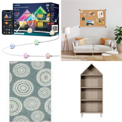 1 Pallet - 23 Pcs - Patio & Outdoor Lighting / Decor, Rugs & Mats, Office Supplies, Bedroom- Major Retailer