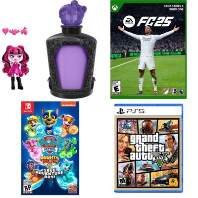 1 Pallet - 929 Pcs - DVD Discs, Nintendo, Dolls, Microsoft- Major Retailer