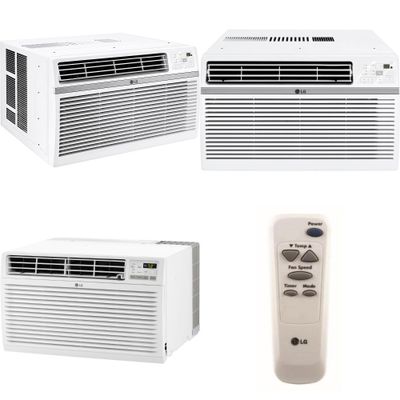 1 Pallet - 7 Pcs - Air Conditioners - Damaged / Missing Parts / Tested NOT WORKING - LG, Keystone