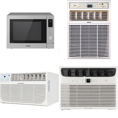 1 Pallet - 8 Pcs - Air Conditioners - Damaged / Missing Parts / Tested NOT WORKING - Keystone, LG, Frigidaire, TCL