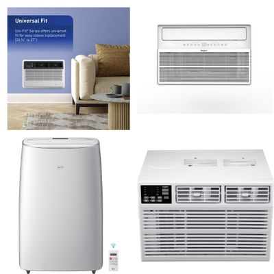 1 Pallet - 11 Pcs - Air Conditioners- DEFECTIVE/AS-IS RETURNS - Walmart