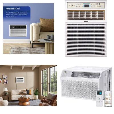1 Pallet - 11 Pcs - Air Conditioners - Damaged / Missing Parts / Tested NOT WORKING - LG, Panasonic, WHIRLPOOL, TCL