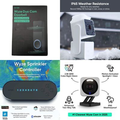 1 Parcel Box - 29 Pcs - Home Security & Safety, Security & Surveillance - Mixed Conditions - Wyze
