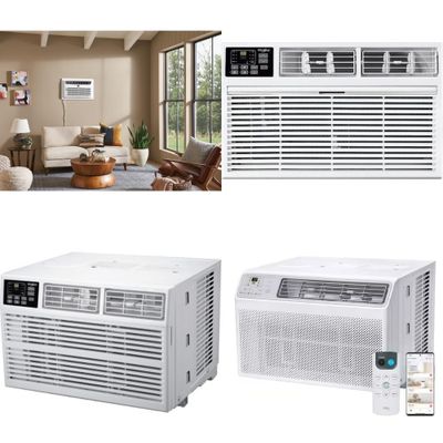 1 Pallet - 8 Pcs - Air Conditioners - Damaged / Missing Parts / Tested NOT WORKING - LG, Frigidaire, WHIRLPOOL, TCL