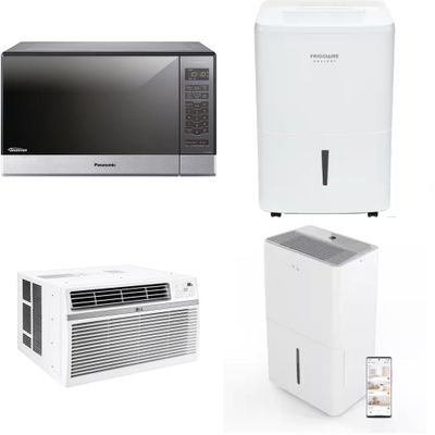 1 Pallet - 18 Pcs - Air Conditioners, Microwaves - Untested Customer Returns - Panasonic, LG, Frigidaire, TCL