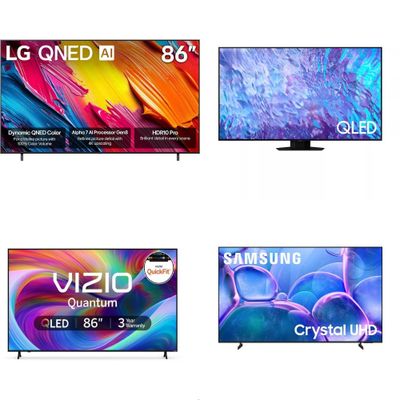 Truckload - 17 Pallets - 181 Pcs - LED & LCD - Damaged / Missing Parts / Tested NOT WORKING - VIZIO, Onn, Samsung, LG