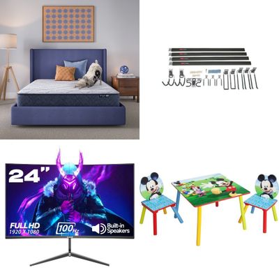 1 Pallet - 13 Pcs - Storage & Organization, TV Stands, Wall Mounts & Entertainment Centers - Mixed Condition - Walmart