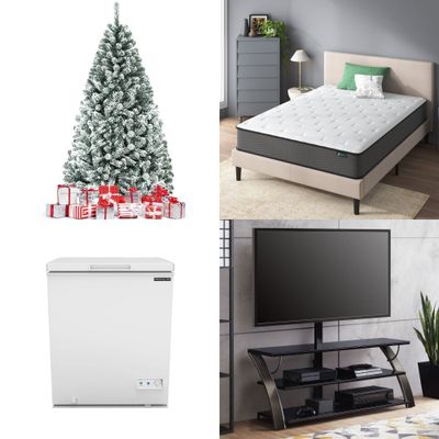 1 Pallet - 11 Pcs - Office, Freezers, TV Stands, Wall Mounts & Entertainment Centers - Untested Customer Returns - Outdoor Retailer