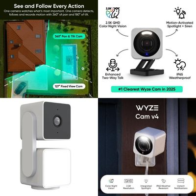 1 Parcel Box - 28 Pcs - Security & Surveillance - Mixed Conditions - Wyze