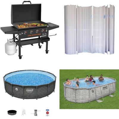 Truckload - 23 Pallets - 716 Pcs - Pools & Water Fun, Accessories, Hot Tubs & Saunas, Unsorted - New Overstock & New Damaged Box - WH2T15