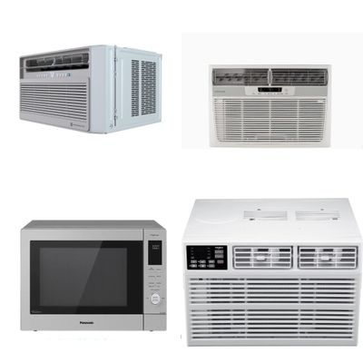 1 Pallet - 11 Pcs - Air Conditioners, Kitchen & Dining - Damaged / Missing Parts / Tested NOT WORKING - LG, Keystone, Panasonic, Frigidaire