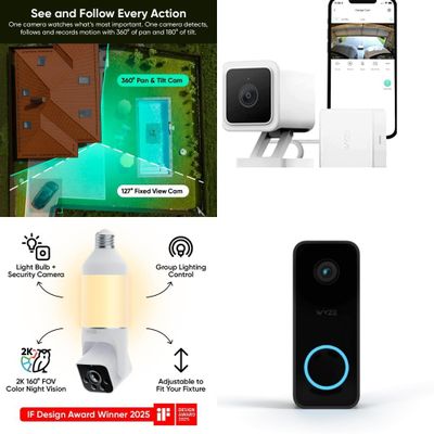 1 Parcel Box - 111 Pcs - Security & Surveillance - Mixed Conditions - Wyze