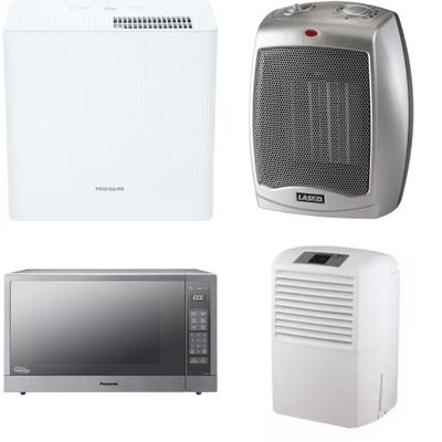 1 Pallet - 35 Pcs - Air Conditioners, Humidifiers / De-Humidifiers, Microwaves, Patio - Untested Customer Returns - Frigidaire, Panasonic, Summer Liesure, LG