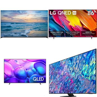Truckload 16 Pallets - 206 Pcs - LED & LCD - Damaged / Missing Parts / Tested NOT WORKING - VIZIO, Samsung, Onn, LG