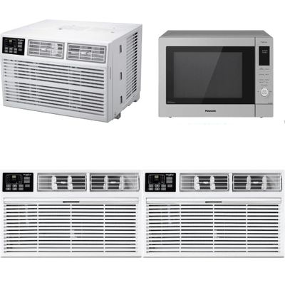 1 Pallet - 8 Pcs - Air Conditioners - Damaged / Missing Parts / Tested NOT WORKING - WHIRLPOOL, Keystone, Frigidaire, Panasonic