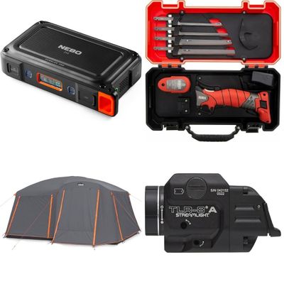 1 Pallet - 46 Pcs - Mens, Camping & Hiking, Shooting, Kitchen & Dining - Mixed Conditions - Outdoor Retailer