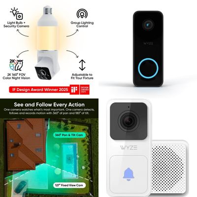 1 Parcel Box - 105 Pcs - Security & Surveillance - Mixed Conditions - Wyze