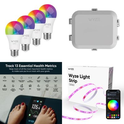 1 Parcel Box - 69 Pcs - Smart, Home Automation, Lighting & Light Fixtures - Mixed Conditions - Wyze