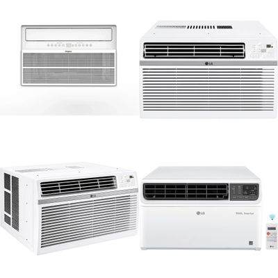 1 Pallet - 8 Pcs - Air Conditioners - Damaged / Missing Parts / Tested NOT WORKING - LG, Frigidaire, Keystone, WHIRLPOOL